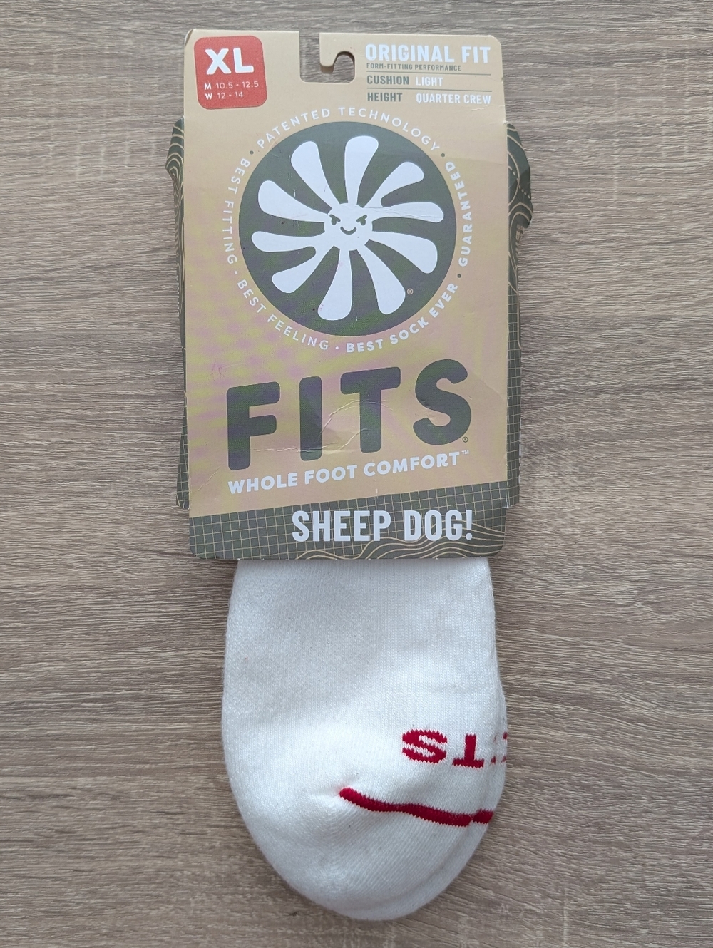 FITS Sheep Dog! Socks - Original Fit- 10.5-12.5
